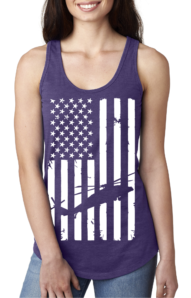 Black Hawk Flag Ladies Tank