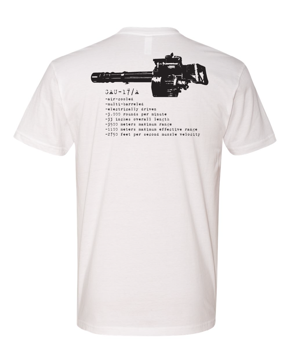 Minigun Characteristics