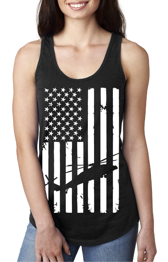 Black Hawk Flag Ladies Tank